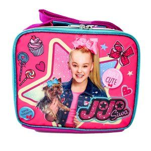 Jojo Siwa Lunch Bag Kids Girls School Lunch Box Insulated Food Container Pink